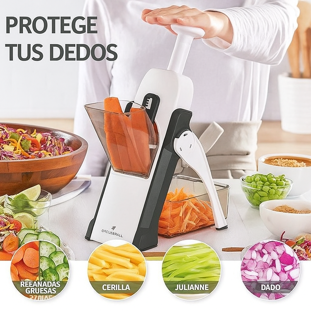 Cortador Verduras Multifuncional - Rápido y Seguro